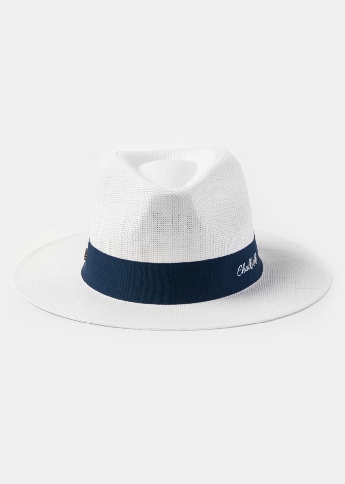 White "Chalkidiki" Panama Style Hat - Image 2