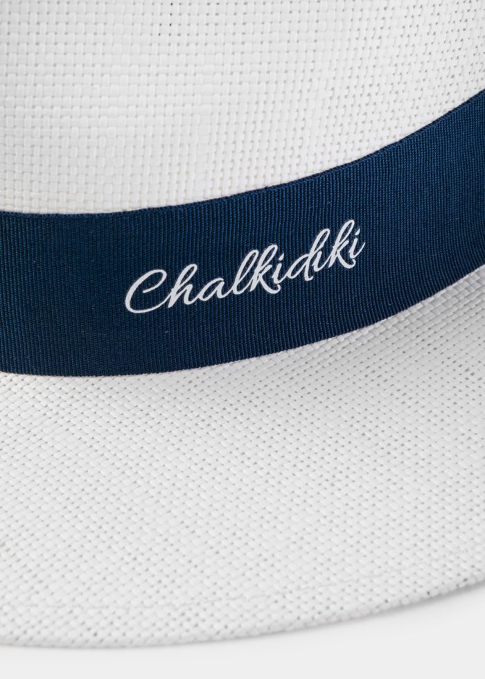 White "Chalkidiki" Panama Style Hat - Image 3
