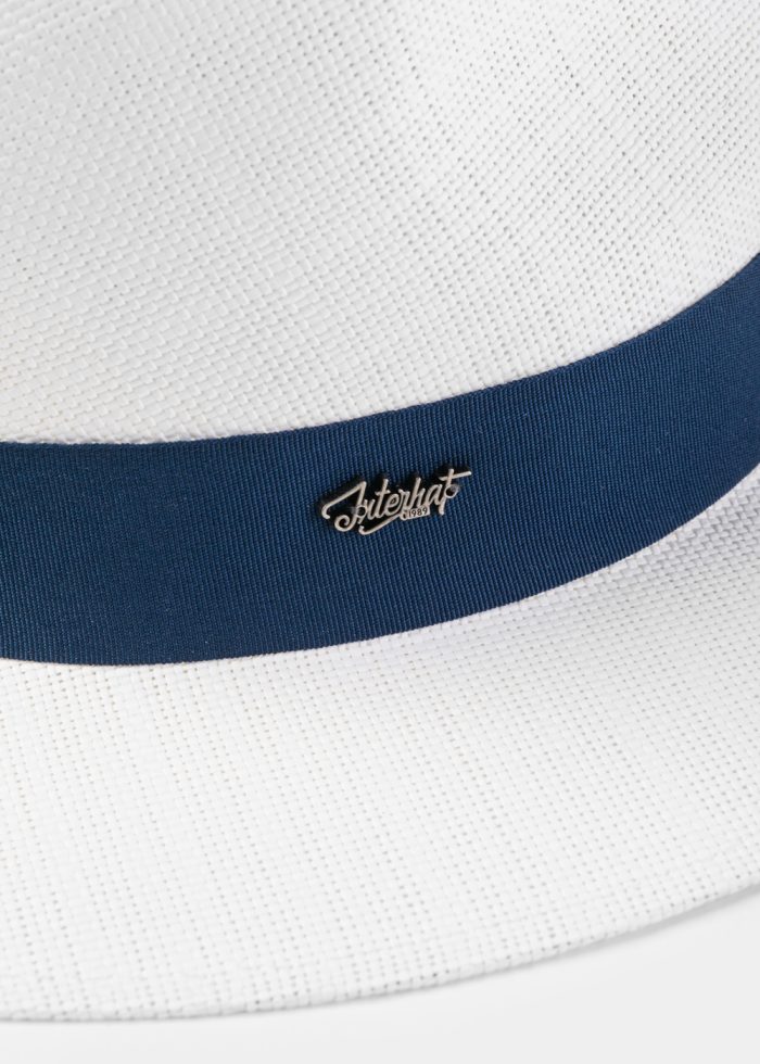 White "Corfu" Panama Style Hat - Image 4