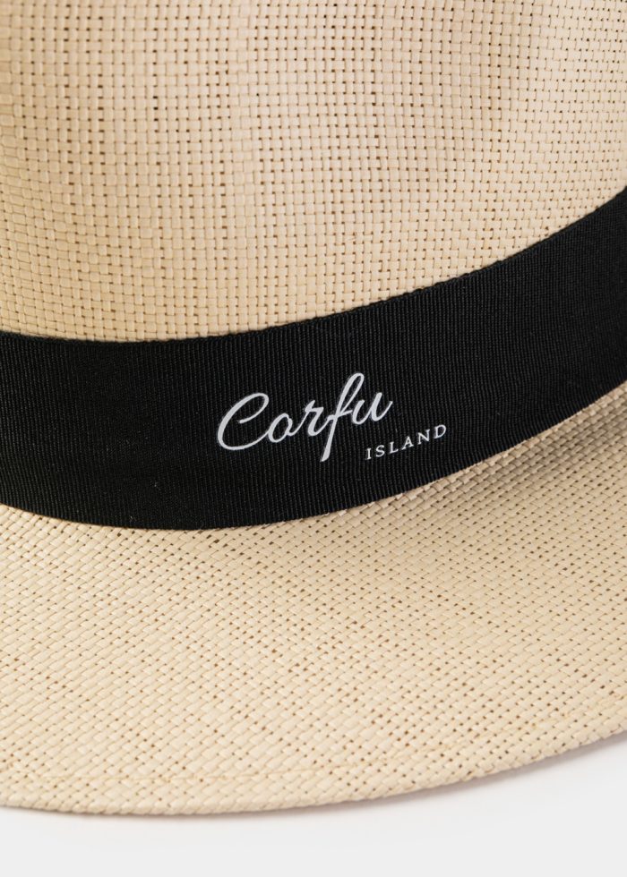 Beige "Corfu" Panama Style Hat - Image 3