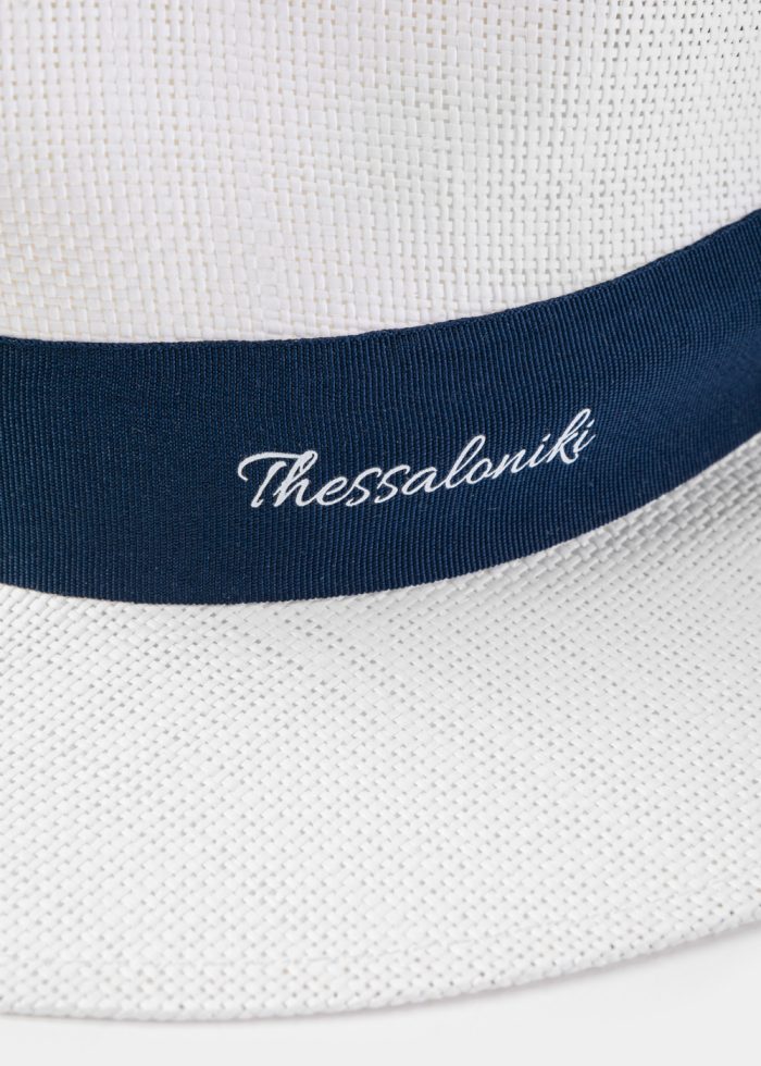White "Thessaloniki" Panama Style Hat - Image 3