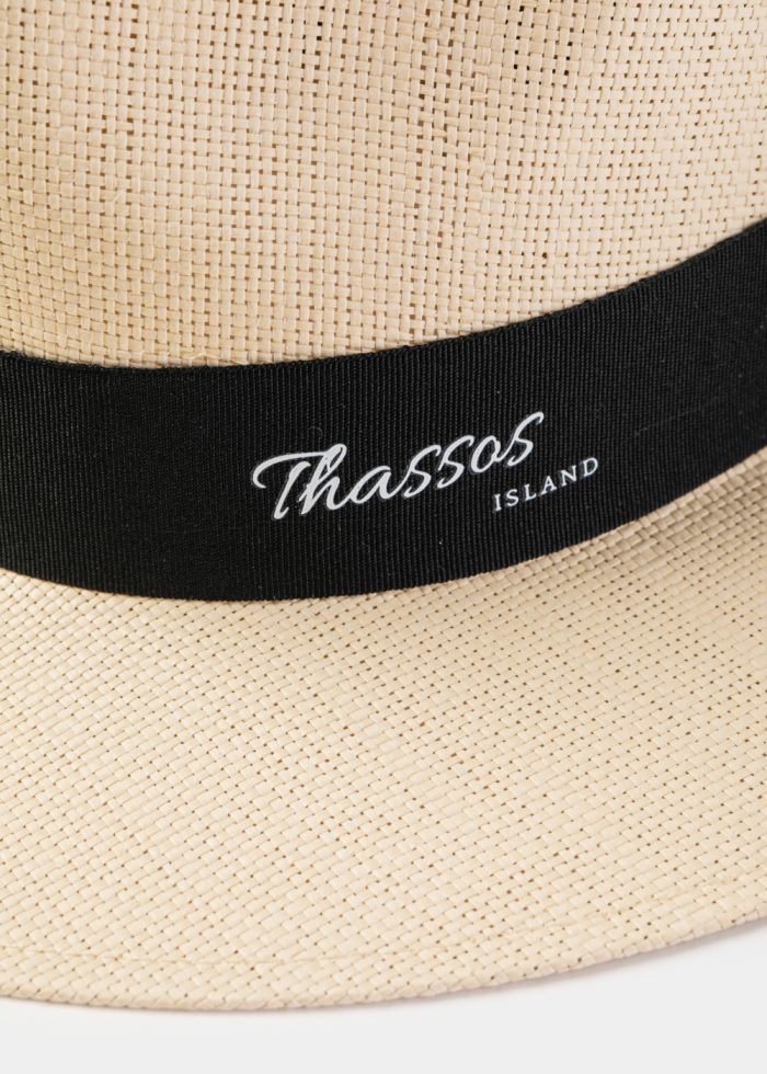 Beige "Thassos" Panama Style Hat - Image 3