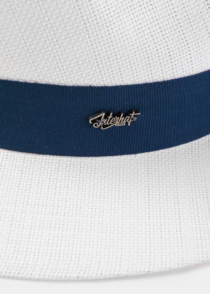 White "Thassos" Panama Style Hat - Image 4