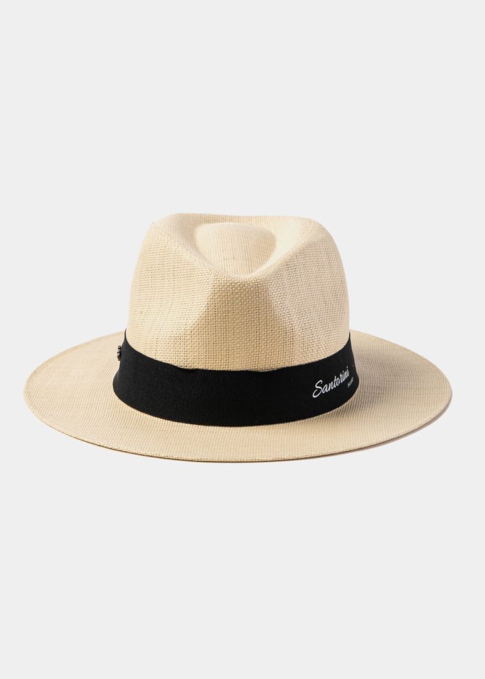 Beige "Syros" Panama Style Hat - Image 2
