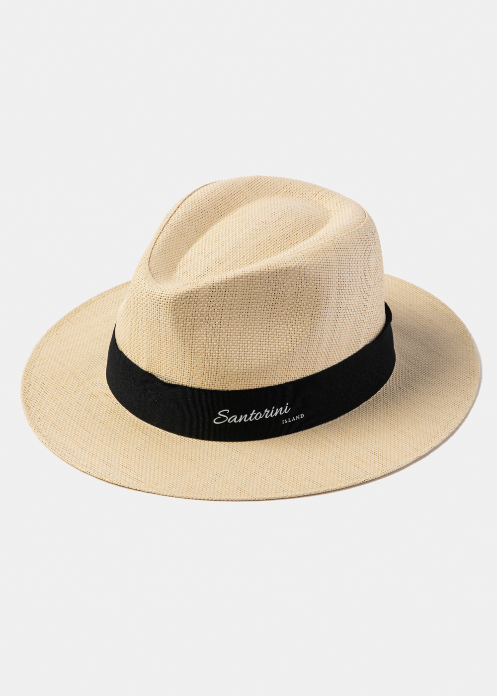 Beige "Santorini" Panama Style Hat Beige "Santorini" Panama Style Hat - Image 1