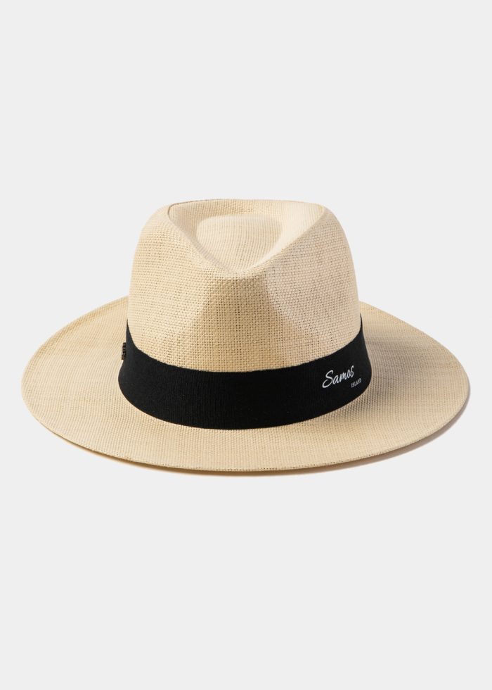 Beige "Samos" Panama Style Hat - Image 2