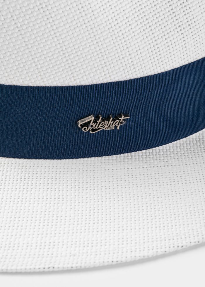 White "Samos" Panama Style Hat - Image 4