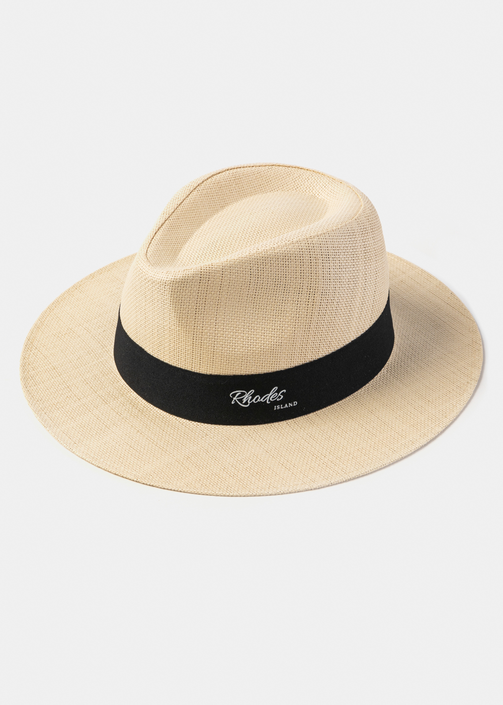 Beige "Rhodes" Panama Style Hat Beige "Rhodes" Panama Style Hat - Image 1