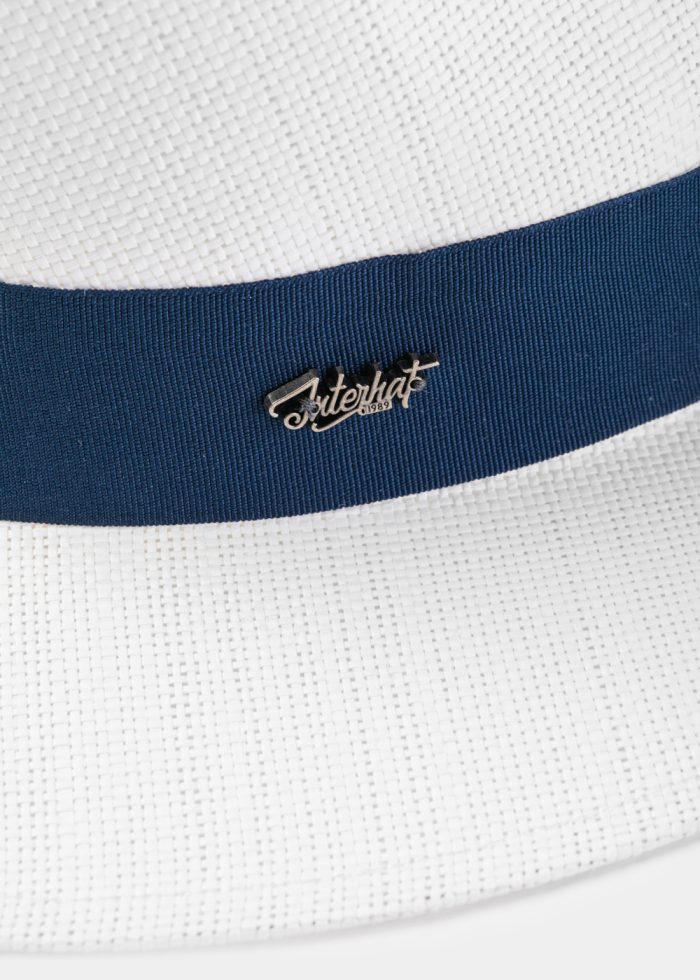 White "Rhodes" Panama Style Hat - Image 4