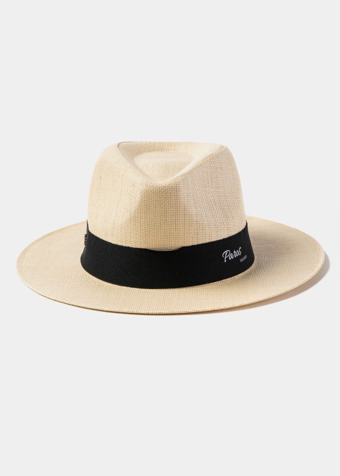Beige "Paros" Panama Style Hat - Image 2