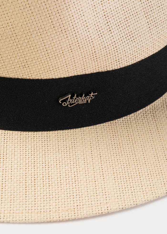 Beige "Paros" Panama Style Hat - Image 4
