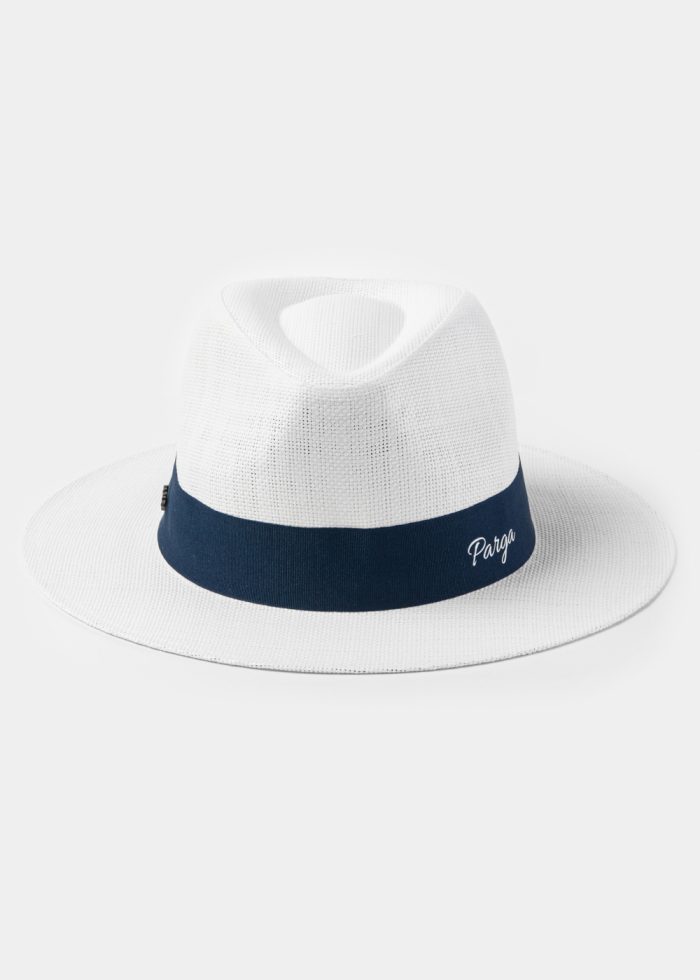 White "Parga" Panama Style Hat - Image 2