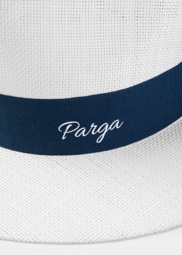 White "Parga" Panama Style Hat - Image 3
