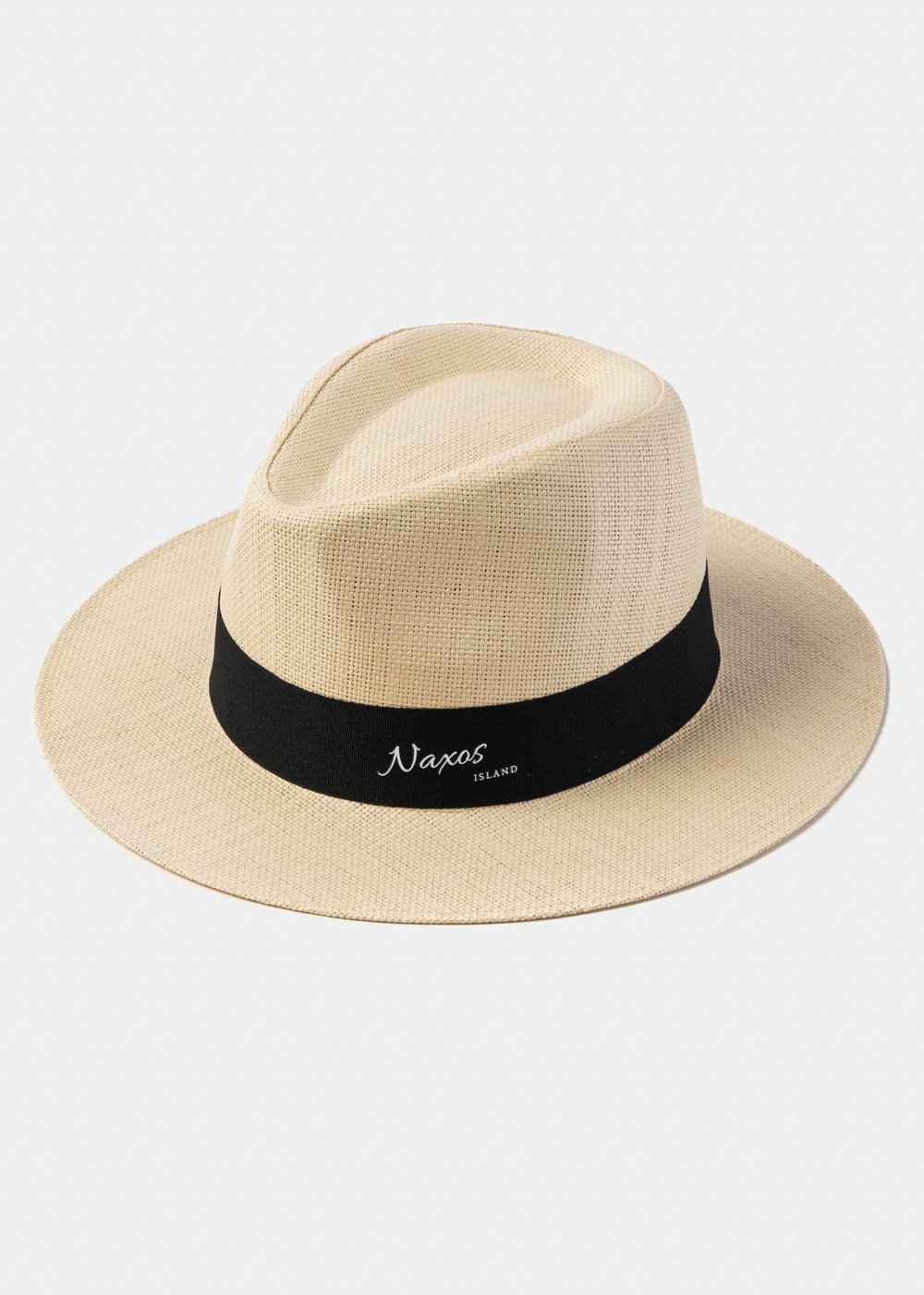 Beige "Naxos" Panama Style Hat Beige "Naxos" Panama Style Hat - Image 1