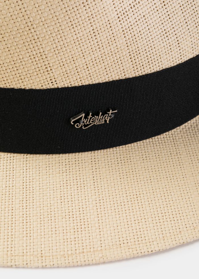 Beige "Naxos" Panama Style Hat - Image 4