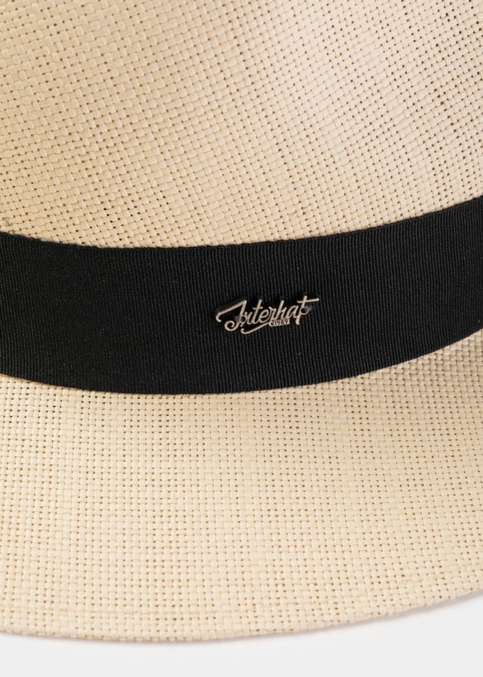 Beige "Mykonos" Panama Style Hat - Image 4