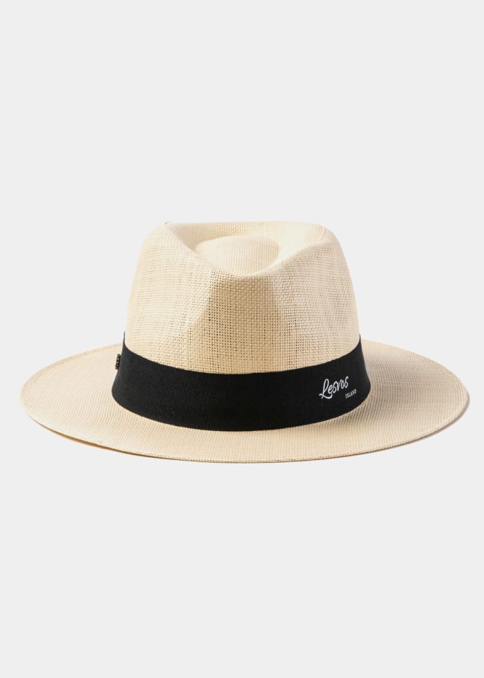 Beige "Lesvos" Panama Style Hat - Image 2