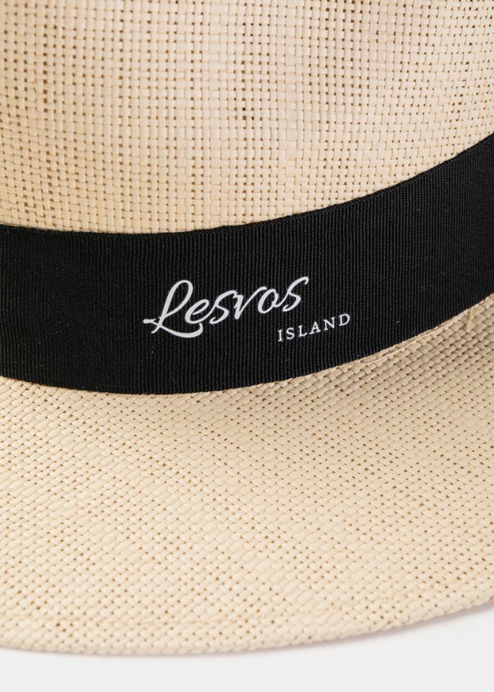 Beige "Lesvos" Panama Style Hat - Image 3