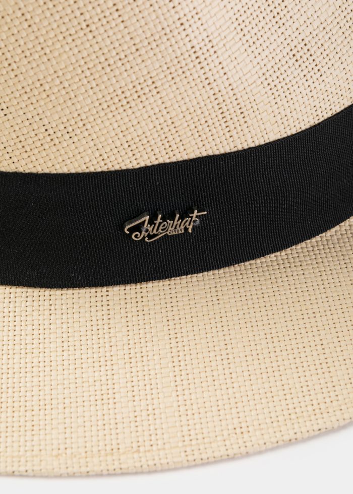 Beige "Lesvos" Panama Style Hat - Image 4