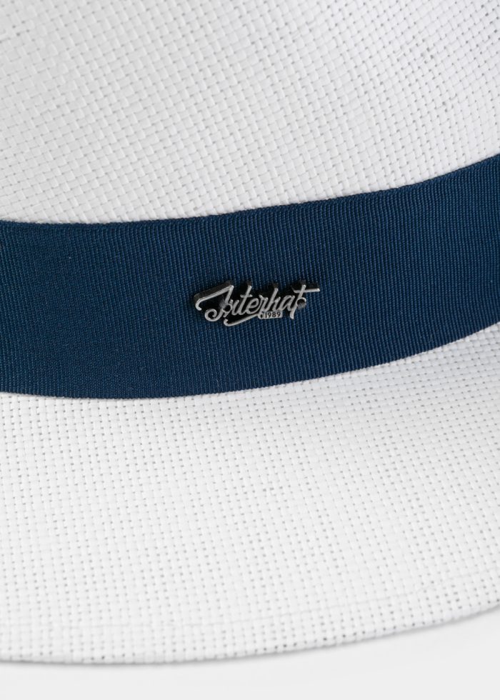 White "Lesvos" Panama Style Hat - Image 4