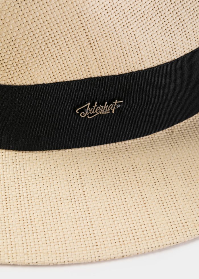 Beige "Lemnos" Panama Style Hat - Image 4