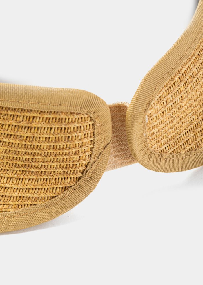 Wide-Brimmed Beige Headband - Image 5