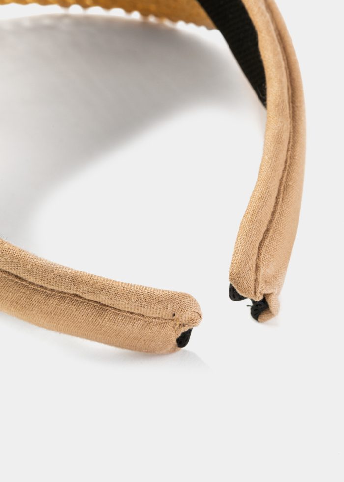 Beige Hand Knitted Headband - Image 5