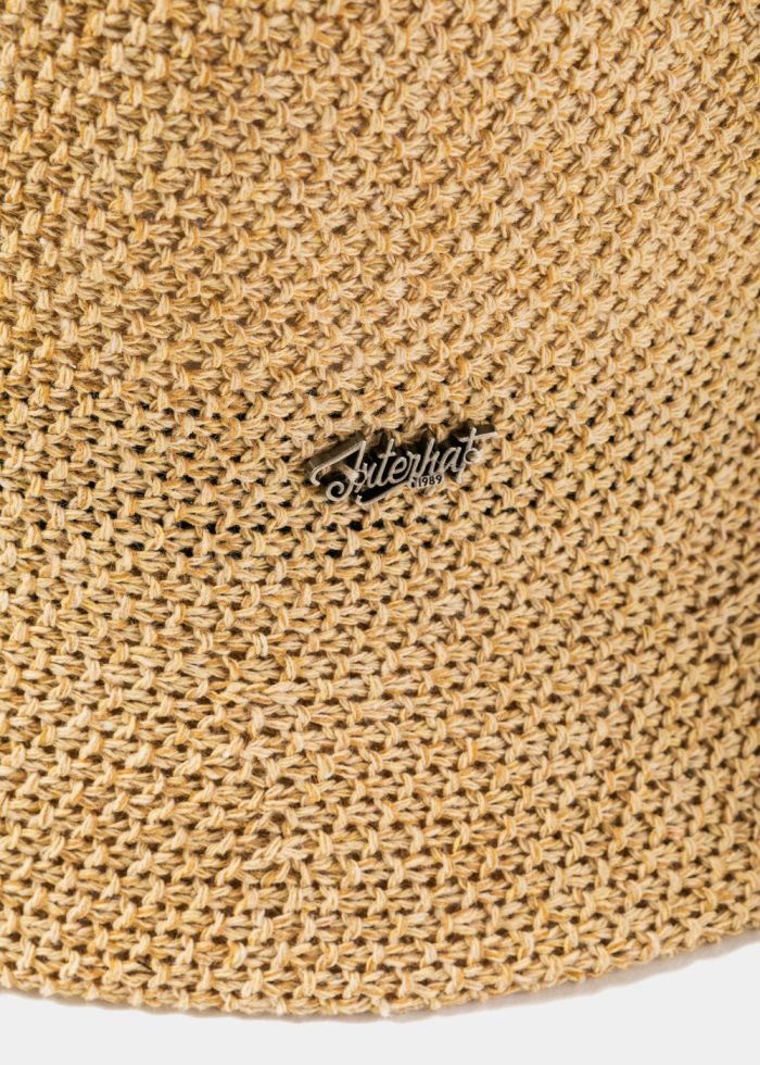 Beige Knitted Bucket Style Hat - Image 3