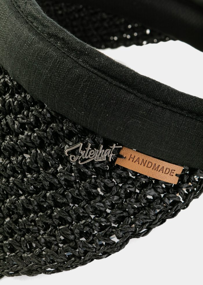 Black Hand Knitted Headband - Image 4