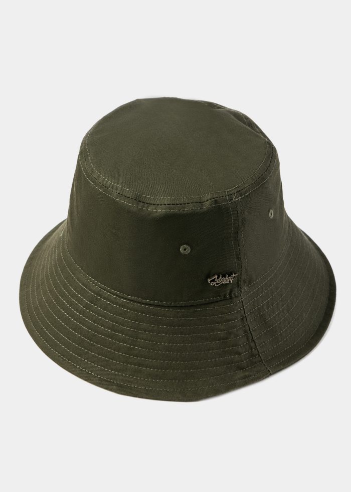 Khaki Bucket Hat w/ Removable Chin Strap - Image 3