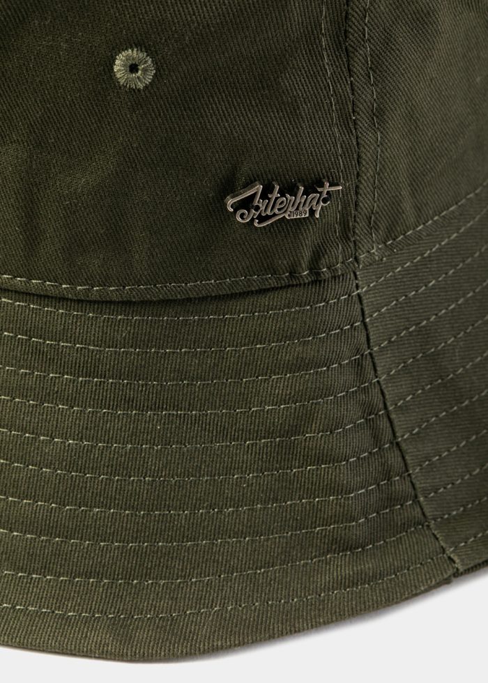 Khaki Bucket Hat w/ Removable Chin Strap - Image 4