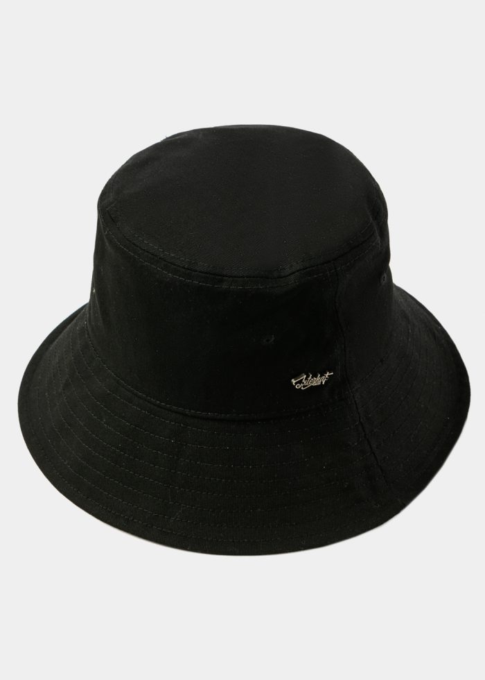 Black Bucket Hat w/ Removable Chin Strap - Image 3
