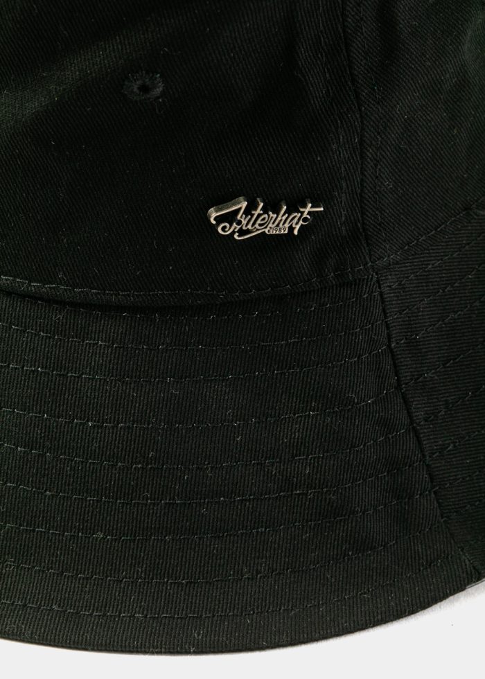 Black Bucket Hat w/ Removable Chin Strap - Image 4