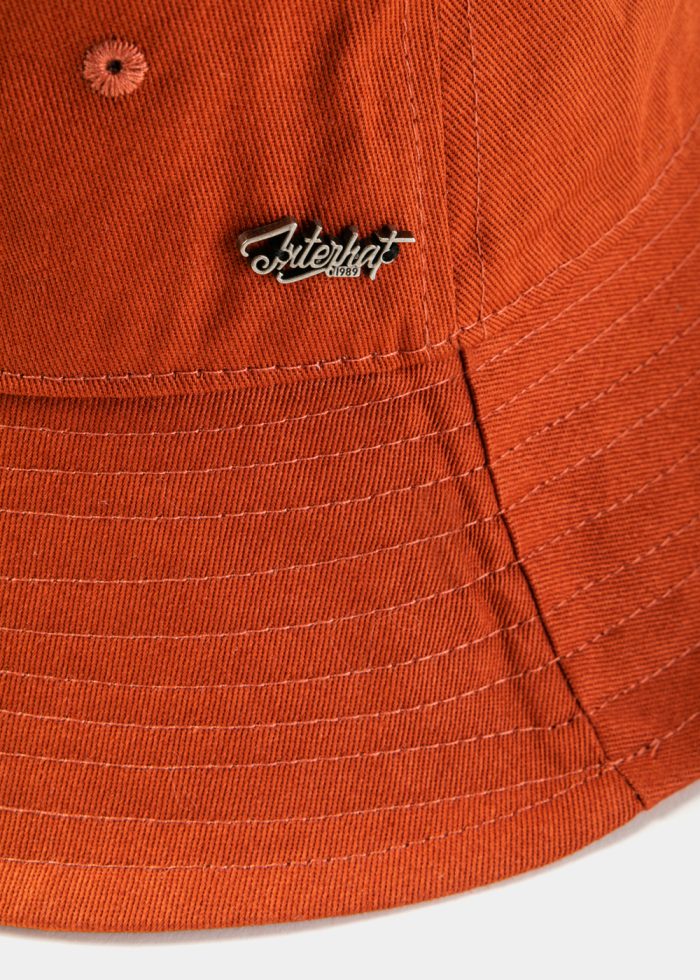 Dark Orange Bucket Hat w/ Removable Chin Strap - Image 4