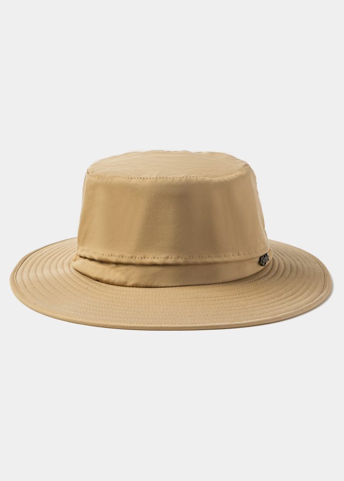 Beige Waterproof Bucket Hat - Image 2