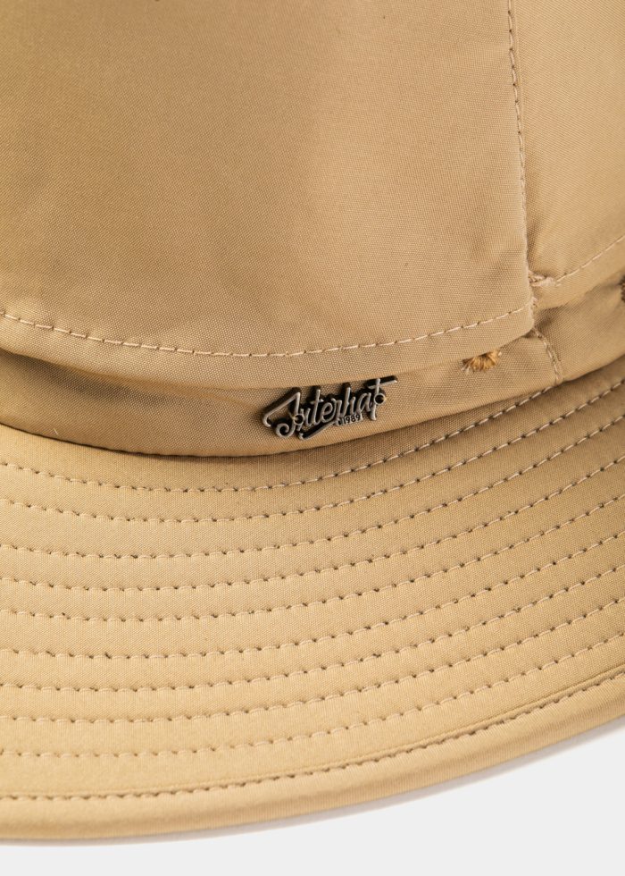 Beige Waterproof Bucket Hat - Image 4