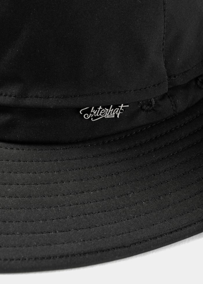 Black Waterproof Bucket Hat - Image 4