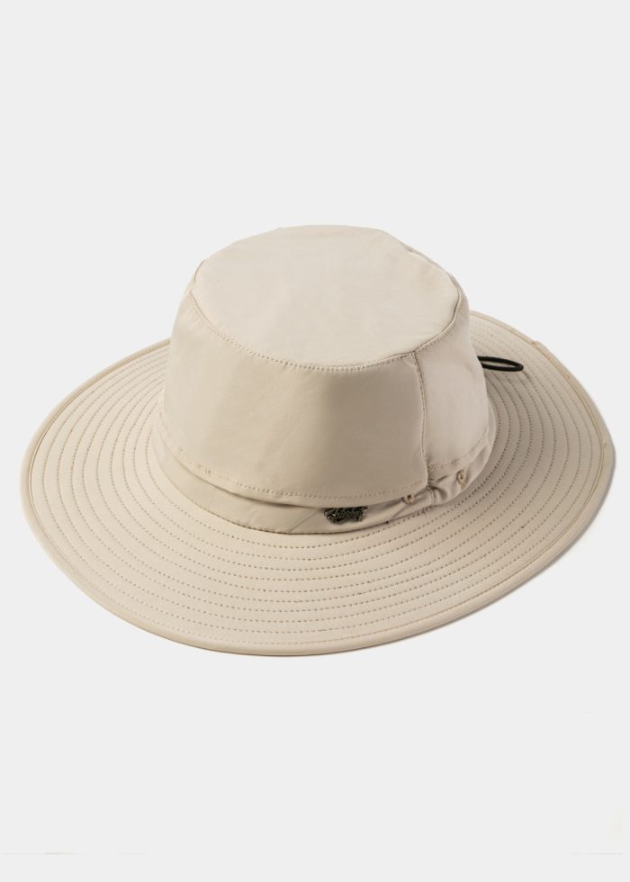 Cream Waterproof Bucket Hat - Image 3
