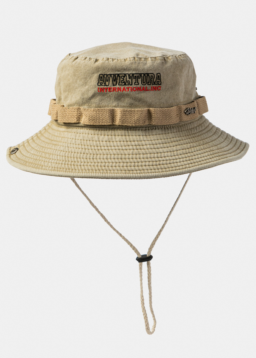 Beige Washed Cotton Bucket Hat Beige Washed Cotton Bucket Hat - Image 1