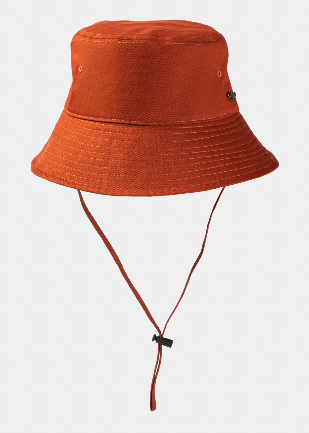 Dark Orange Bucket Hat w/ Removable Chin Strap Dark Orange Bucket Hat w/ Removable Chin Strap - Image 1