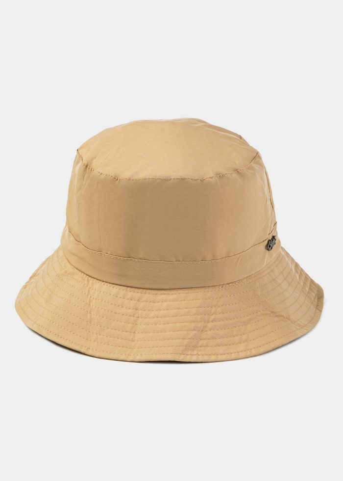 Beige Waterproof & Packable Bucket Hat - Image 3