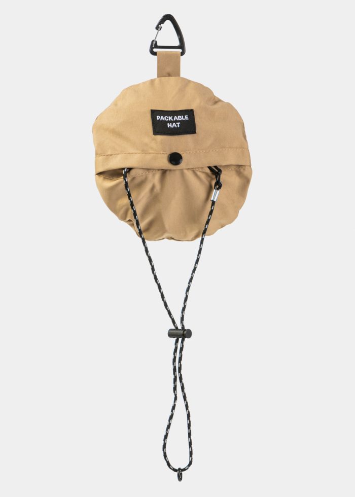 Beige Waterproof & Packable Bucket Hat - Image 2