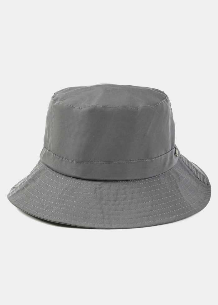 Grey Waterproof & Packable Bucket Hat - Image 3