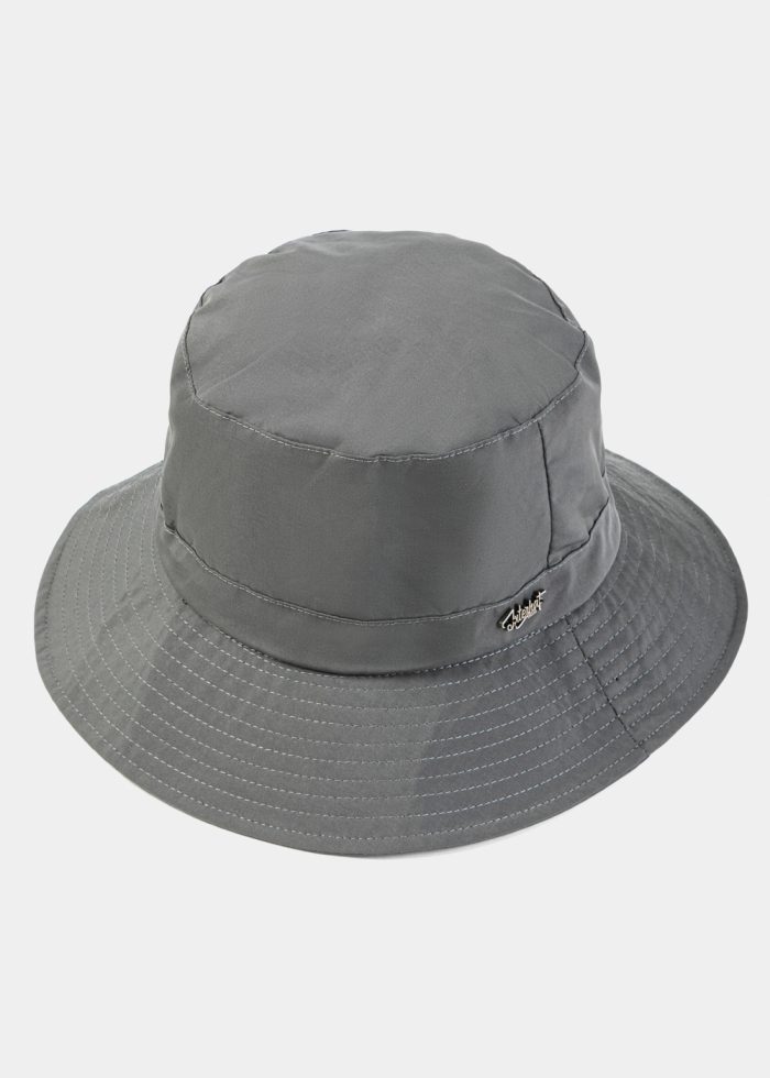 Grey Waterproof & Packable Bucket Hat - Image 4