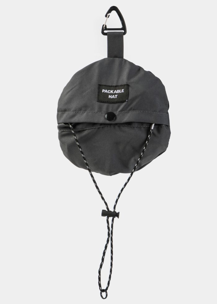 Grey Waterproof & Packable Bucket Hat - Image 2