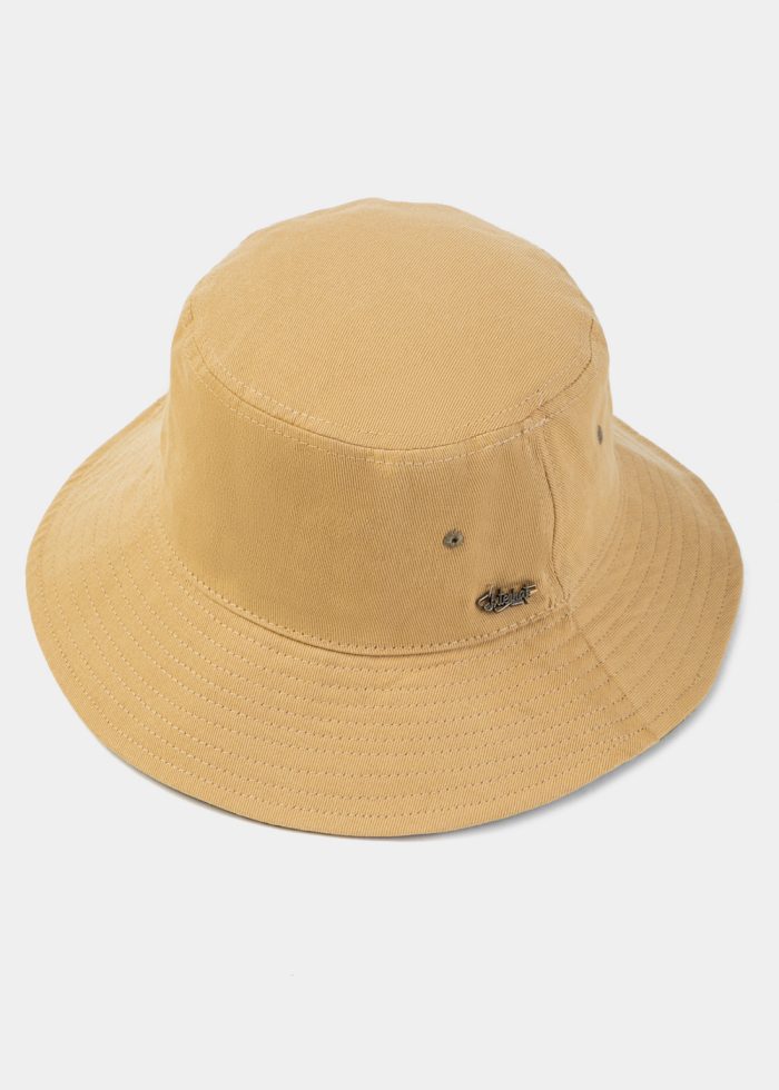 Beige Bucket Hat w/ Chin Strap - Image 3