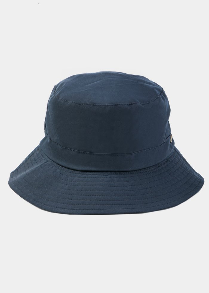 Navy Blue Waterproof & Packable Bucket Hat - Image 3