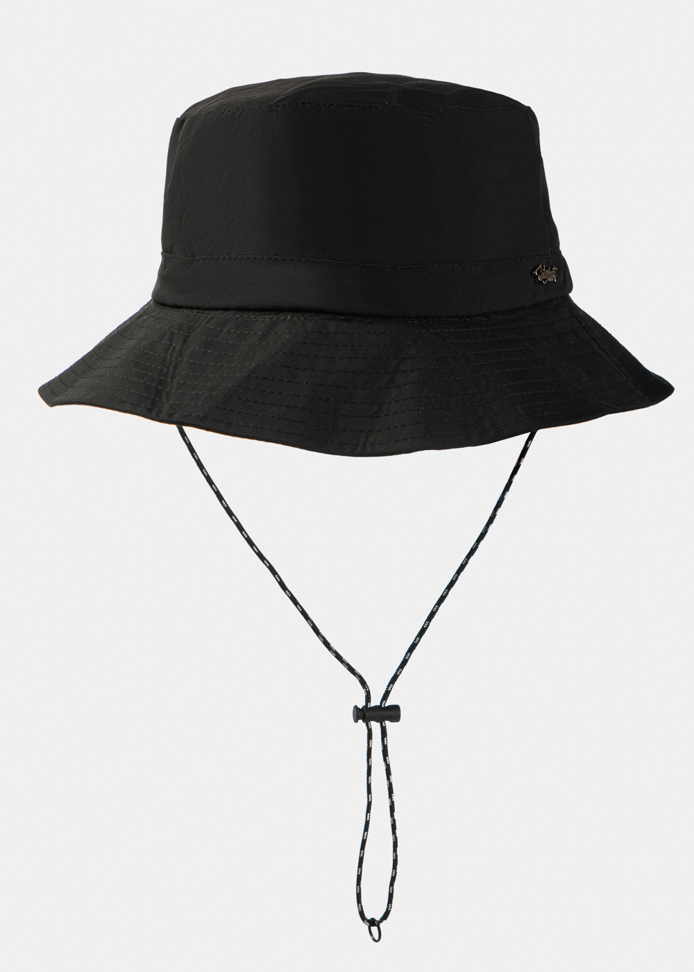 Black Waterproof & Packable Bucket Hat Black Waterproof & Packable Bucket Hat - Image 1