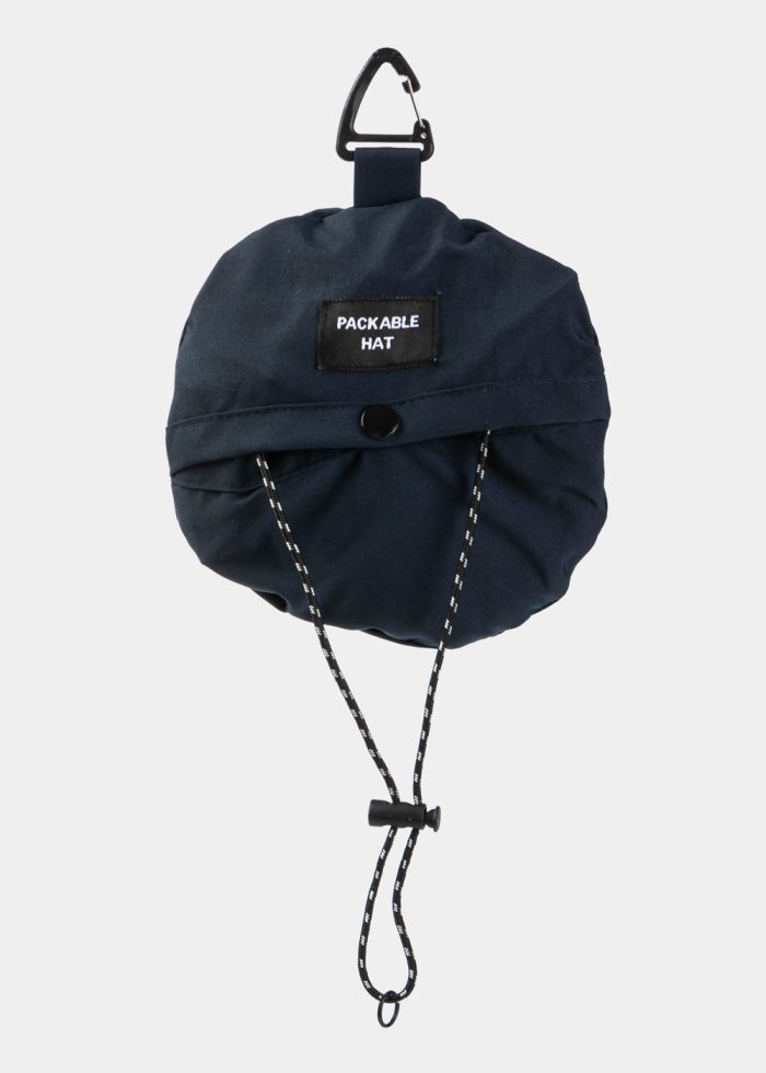 Navy Blue Waterproof & Packable Bucket Hat - Image 2