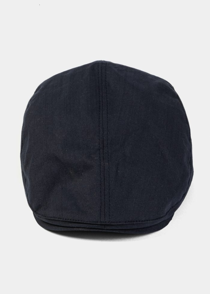 Navy Blue Cotton Men's Cap - Image 2